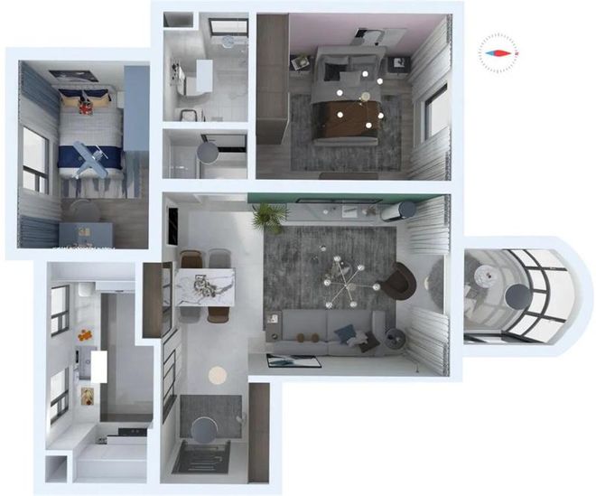 老兩口的生活叫人羨慕，93平米現(xiàn)代簡約裝修，立馬價(jià)值翻百倍！
