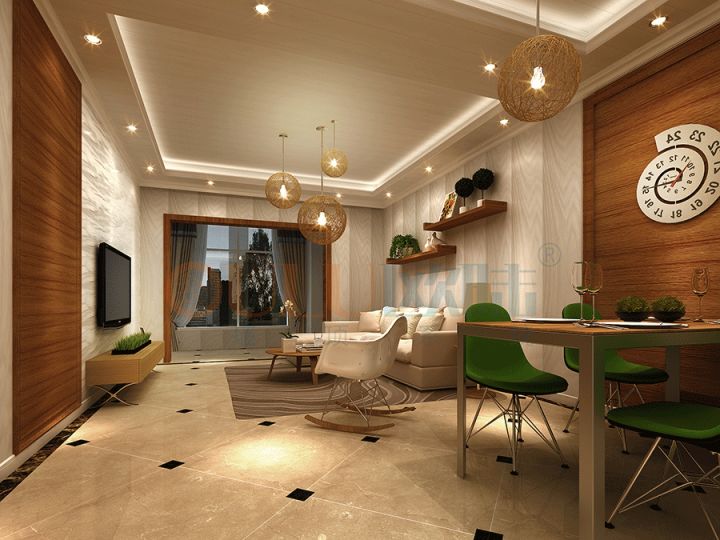 客廳裝修現(xiàn)代簡約風格_現(xiàn)代風格裝修_現(xiàn)代美式風格裝修圖片