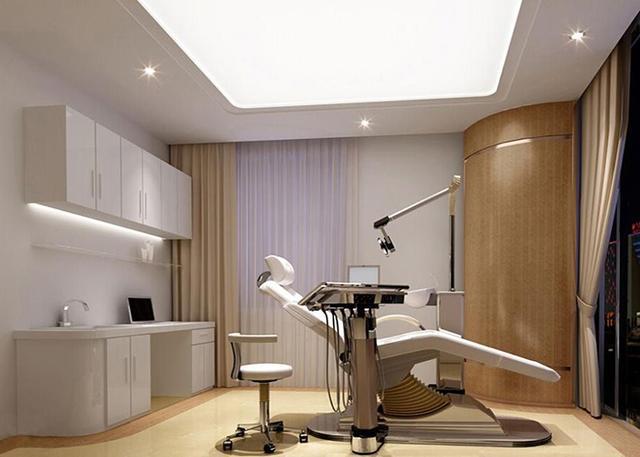 口腔診所裝修多少錢(qián)-100平米牙科診所裝修圖