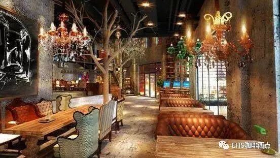 108平米3室1廳裝修設(shè)計(jì)圖_咖啡廳裝修_詩(shī)之歐專(zhuān)廳裝修圖片