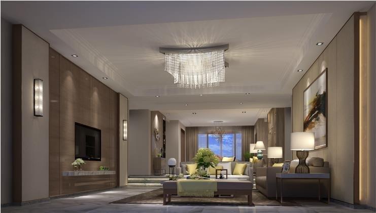 330平米的房子裝修只花了26萬，現代風格讓人眼前一亮！-楓林九溪別墅裝修