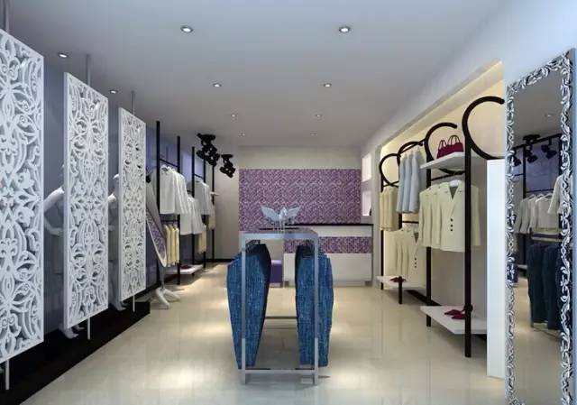 服裝店裝修_服裝網(wǎng)店裝修素材_服裝定制店裝修效果圖