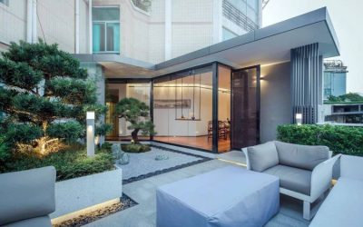 40平大露臺(tái)怎么打造花園，40平露臺(tái)花園實(shí)景圖片欣賞