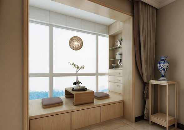 陽臺(tái)榻榻米效果圖，陽臺(tái)榻榻米布局