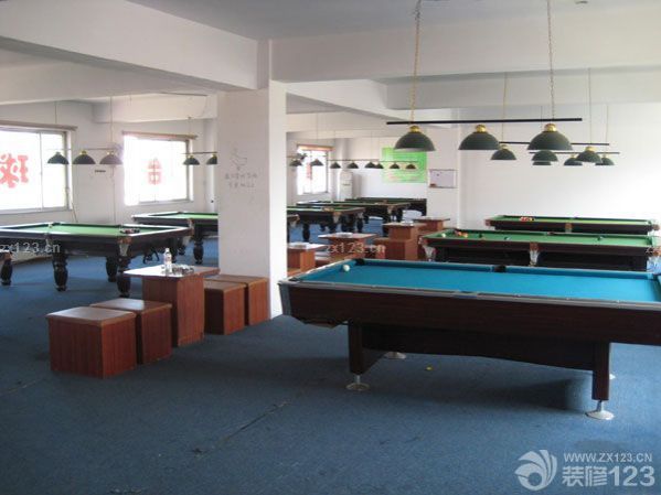 臺球廳裝修多少錢？臺球廳面積是100平米