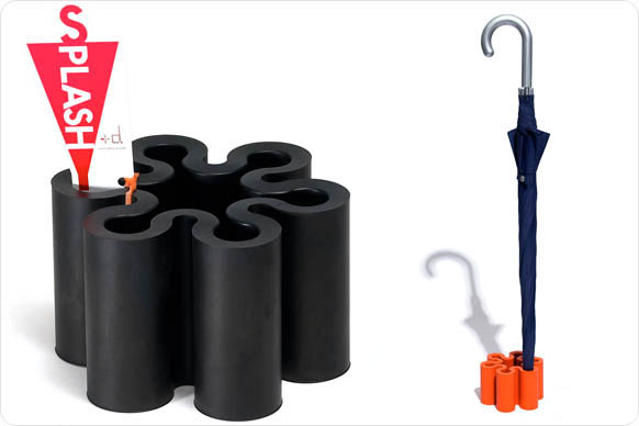 巧妙利用雨傘架，雨天也有好心情