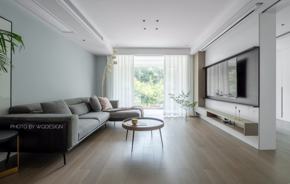 客廳窗簾裝修效果圖光景丨實(shí)用至上，但儀式感也不能北歐極簡(jiǎn)客廳設(shè)計(jì)圖片賞析