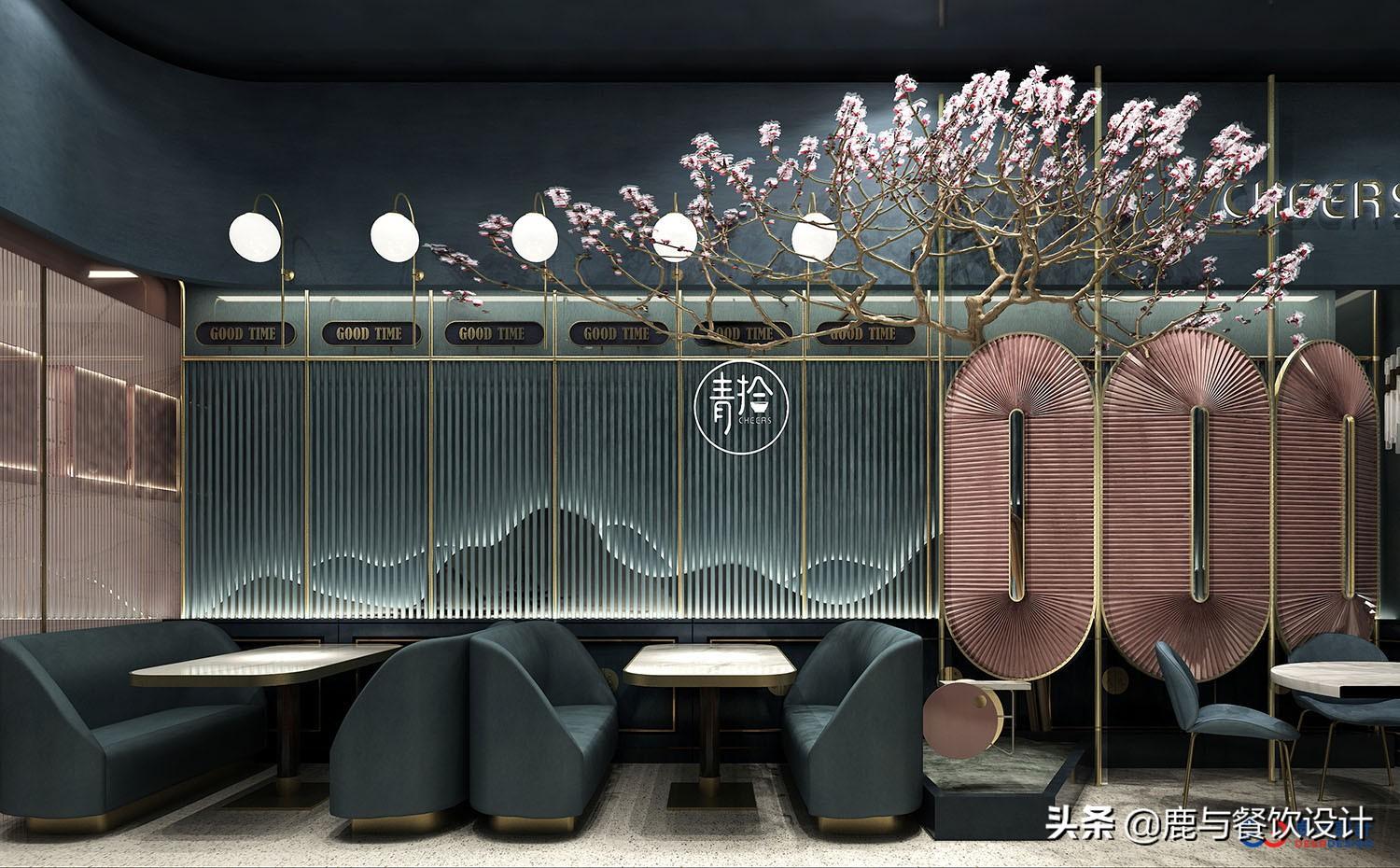 餐廳設(shè)計(jì)的時(shí)候背景墻如何進(jìn)行搭配？鹿與餐飲設(shè)計(jì)