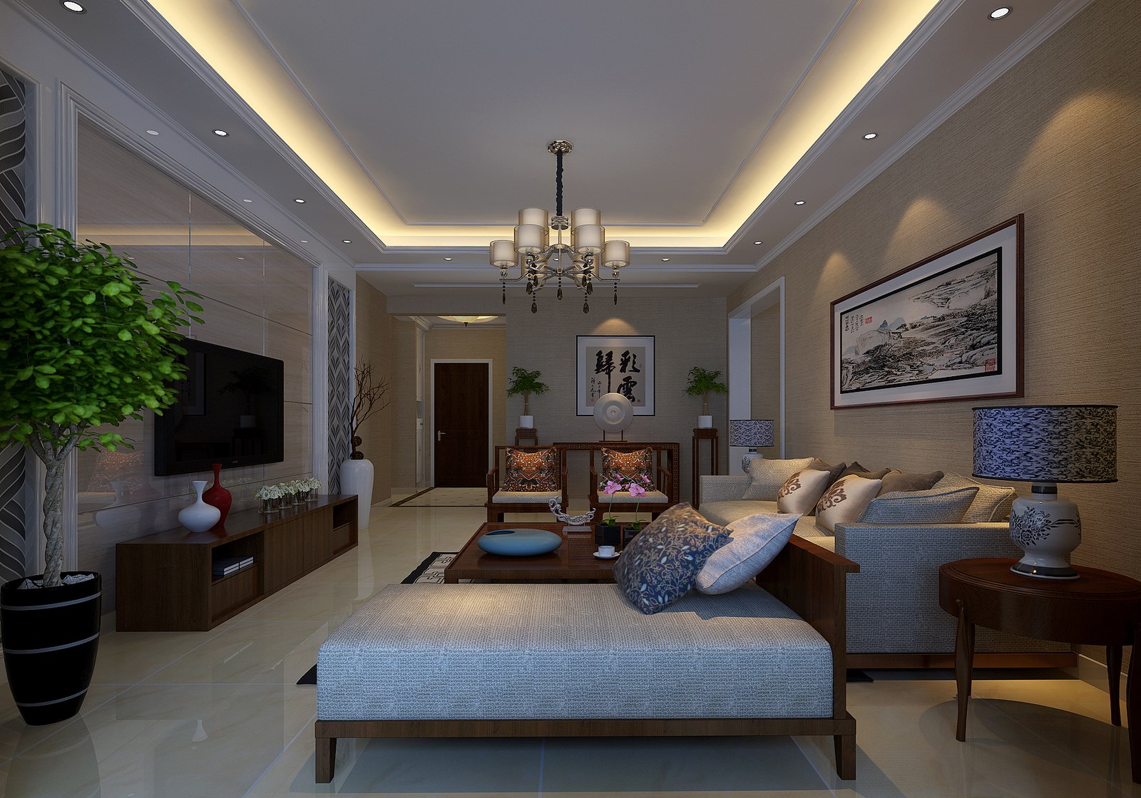 書房裝修效果簡(jiǎn)約圖_裝修空間圖_幸?？臻g裝修效果圖