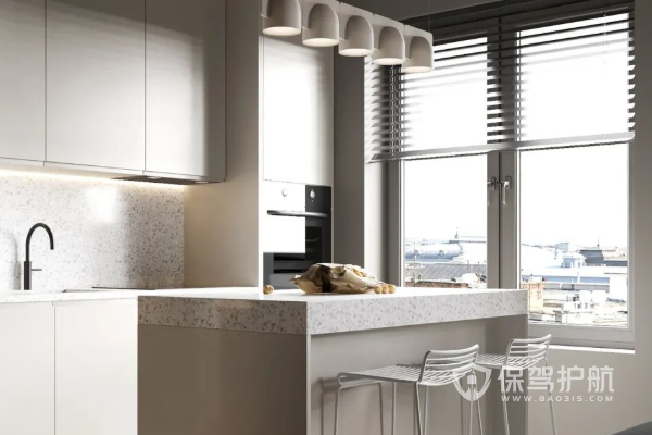 餐廚區(qū)裝修效果圖-保駕護航裝修網