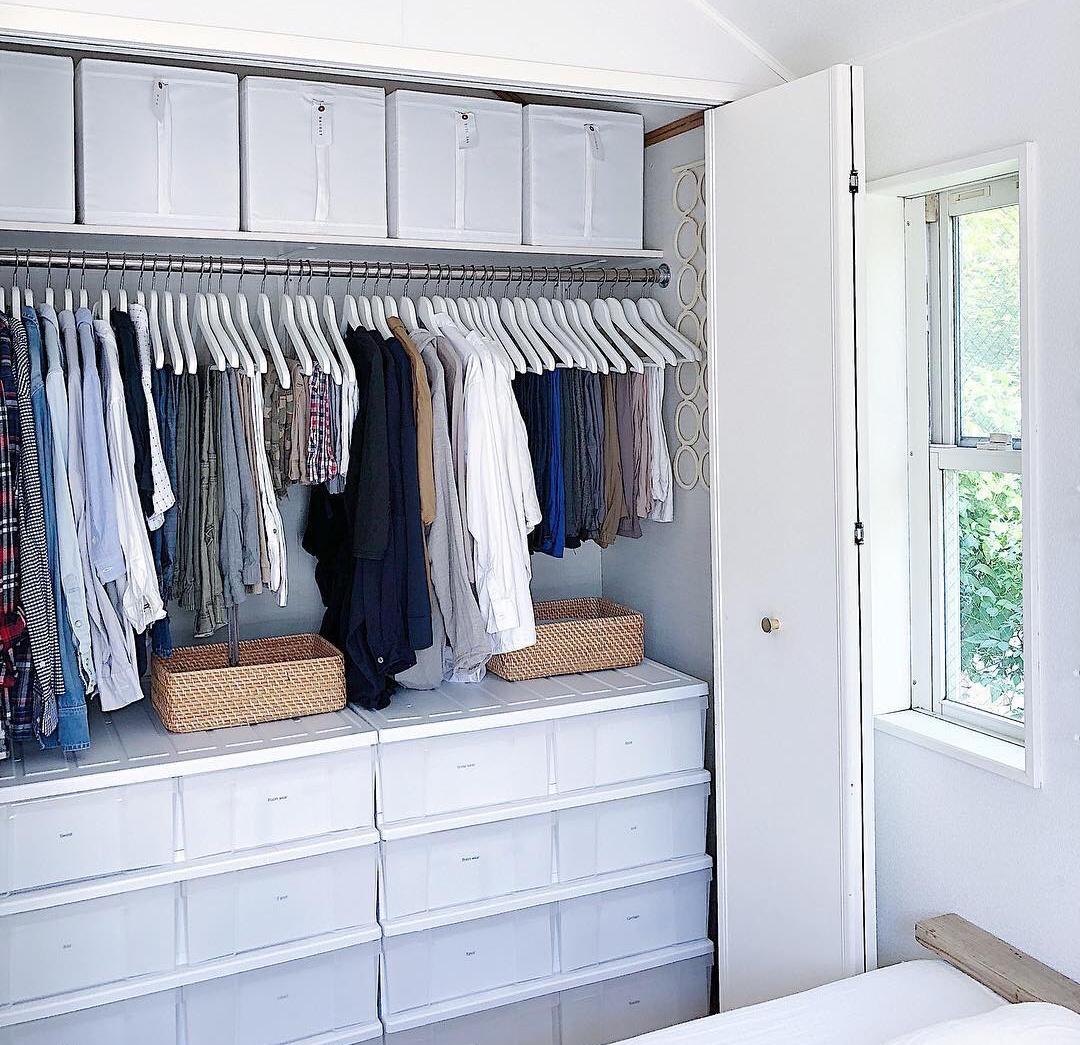 日式住宅的收納精髓，全在這2平的“去衣柜化”設計里，靈活實用