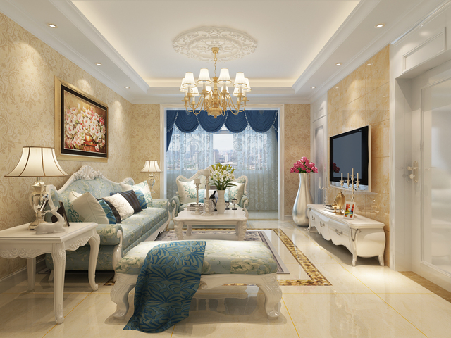 裝修效果圖大全2020客廳最新奢華硬裝效果圖片，完美搭配值得參考！