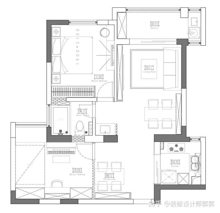 不會看裝修平面圖？一張圖教會你