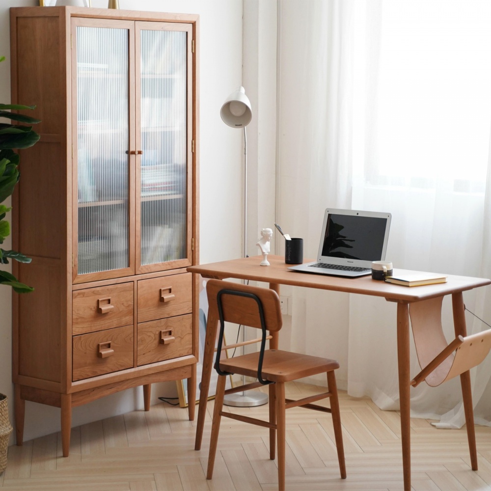 功能區(qū)裝修效果圖書(shū)房選用這些實(shí)木家具，打造閱讀日式功能區(qū)設(shè)計(jì)圖片賞析