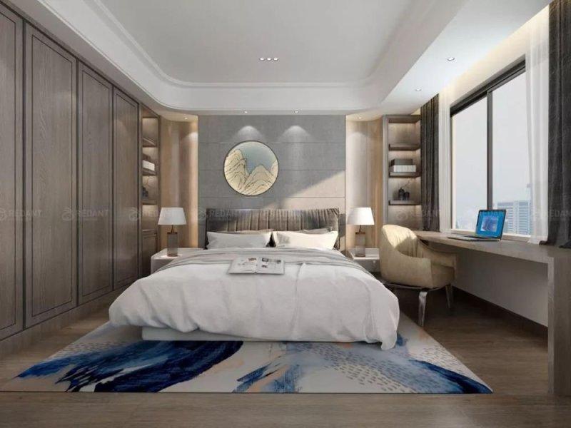 中式別墅客廳裝修效果_別墅廚房裝修效果圖片_別墅裝修效果圖