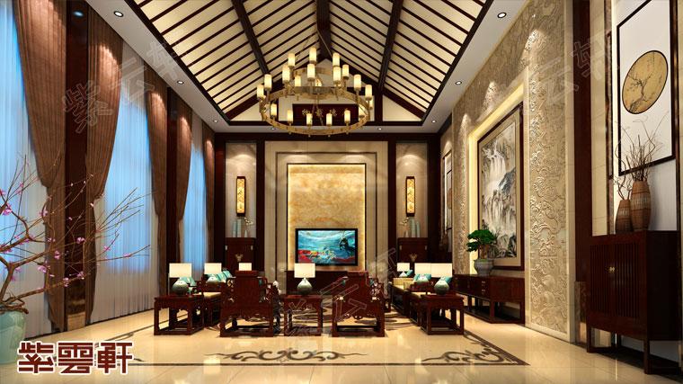 北京釣魚臺別墅豪宅古典中式風(fēng)格裝修案例，華美溫馨古典優(yōu)雅