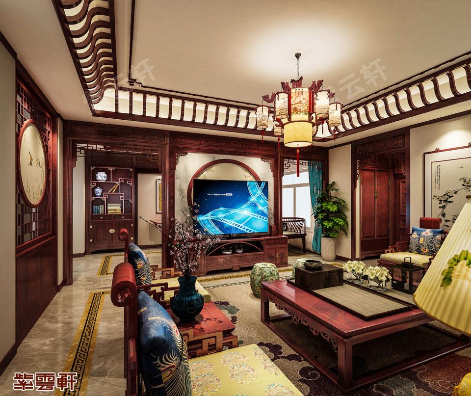 萊西小別墅現(xiàn)代中式風格裝修效果圖，雅致寫意，氣韻清寧