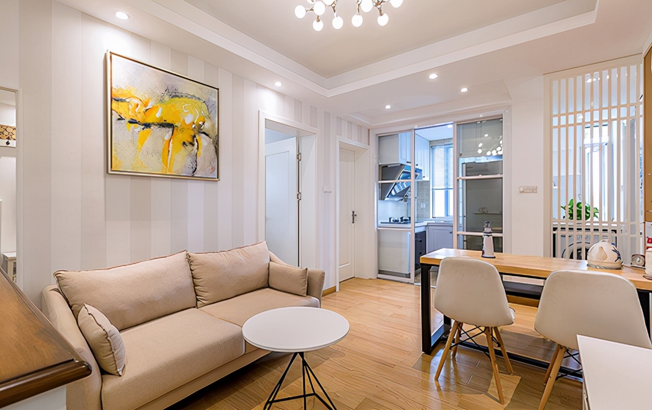 50平米兩室一廳裝修效果圖，小戶型裝修也要時(shí)尚有個(gè)性！