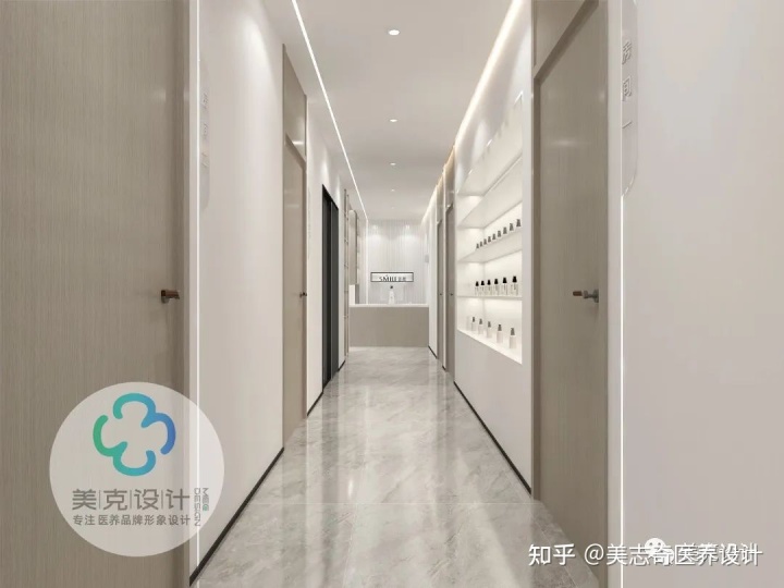 昕美醫(yī)療美容機構 | 美容機構店面裝修設計，讓輕奢情調定格出彩！