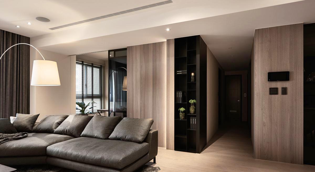 大平層簡約后現(xiàn)代之風，如此簡單裝修也不失美感，真是神奇