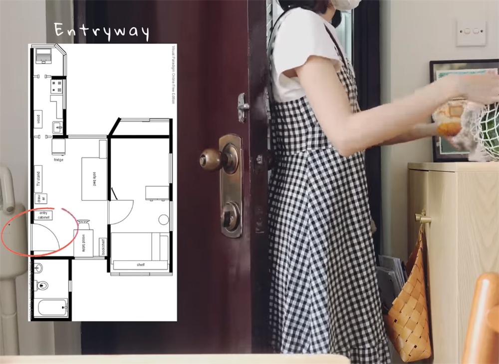 29歲姑娘獨居26㎡小家1年，面積雖小卻南北通透，一人住真的太爽