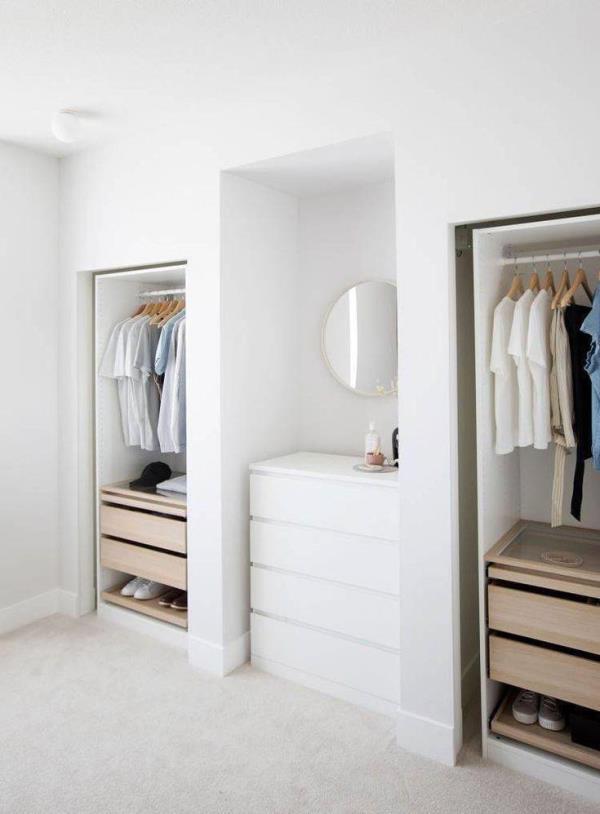 三亞裝修公司：小戶型房子裝修，臥室墻上挖三個壁櫥！