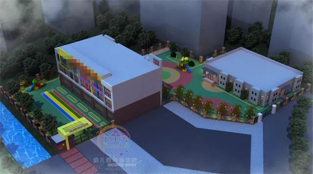 2000㎡歐式裝修效果圖，歸還孩子們最寶貴的童年