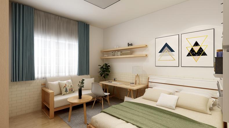 畢業(yè)改造20㎡出租屋，房東免我一月租