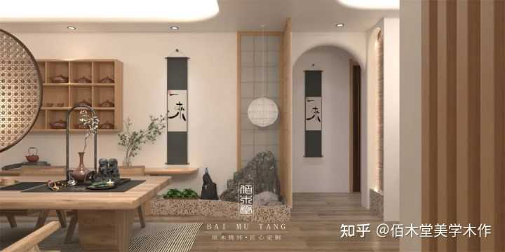 禪意裝修風格_禪意風格茶室效果圖_禪意風格室內設計
