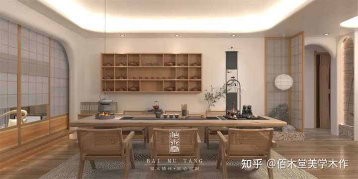 禪意裝修風格_禪意風格茶室效果圖_禪意風格室內設計