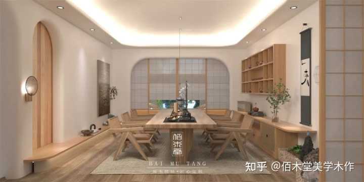 禪意風格室內設計_禪意裝修風格_禪意風格茶室效果圖