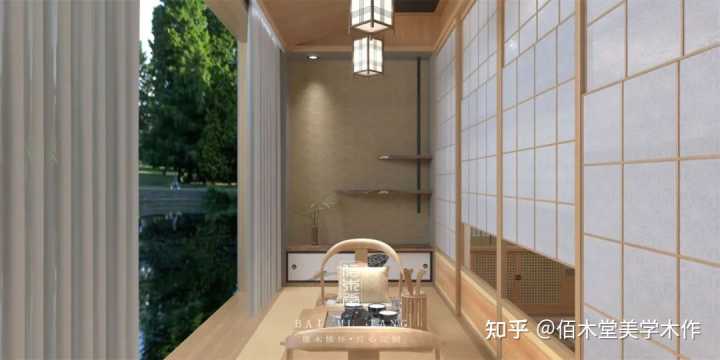 禪意風格茶室效果圖_禪意裝修風格_禪意風格室內設計