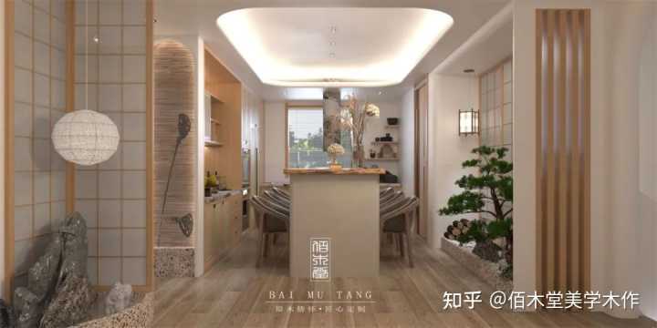 禪意裝修風格_禪意風格室內設計_禪意風格茶室效果圖