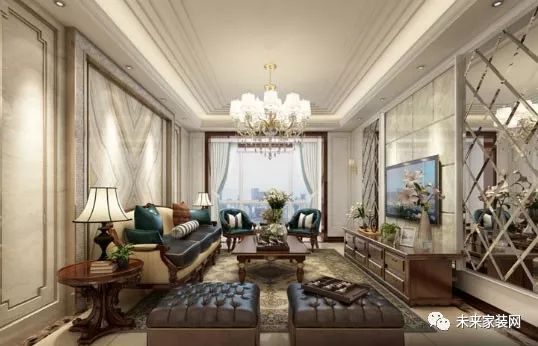 簡歐風(fēng)格裝修效果圖設(shè)計，內(nèi)斂的奢華質(zhì)感讓空間更有品位！