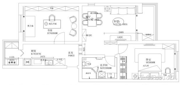 兩室一廳裝修樣板間！超美超浪漫的歐式風(fēng)，太美好了吧，羨慕