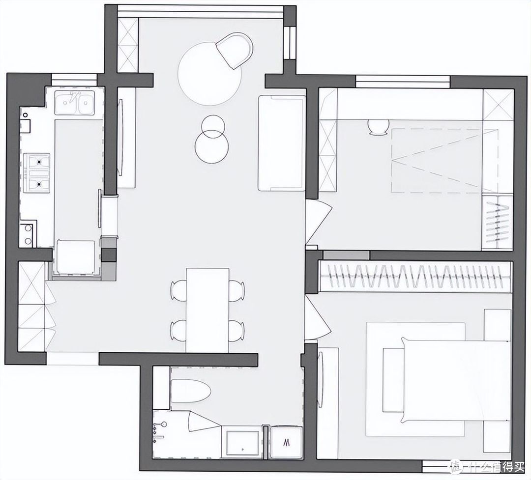 我也想給父母裝一套這樣的養(yǎng)老房，不用多豪華，簡潔舒適就夠了