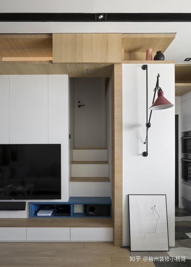 梅州裝修，40平米小戶型，大空間的巧妙設計