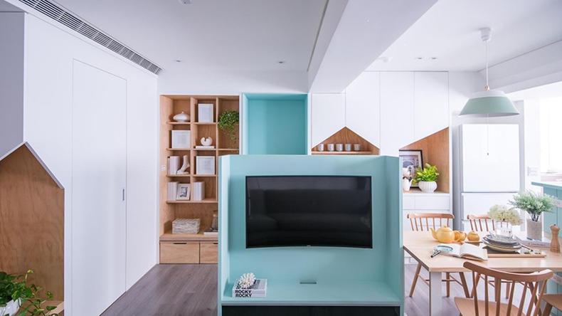 92㎡小戶型樣板房，最近火了，好美