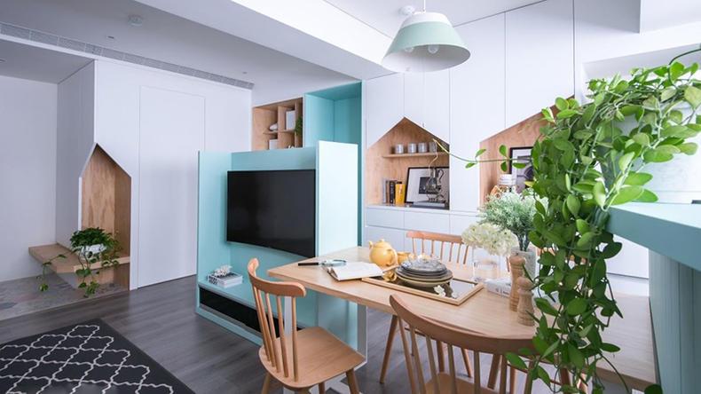 92㎡小戶型樣板房，最近火了，好美