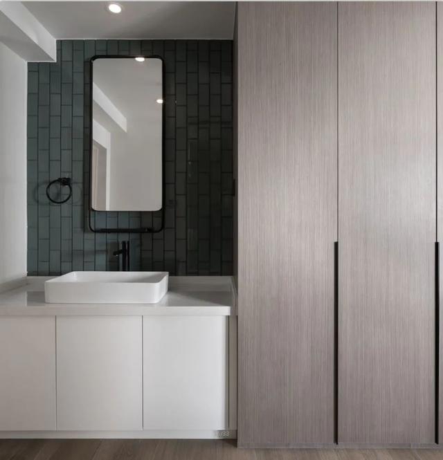 酒店公寓裝修效果圖(35㎡酒店式開間單身公寓，半平米都沒浪費(fèi)，還裝得很有檔次)(圖3)